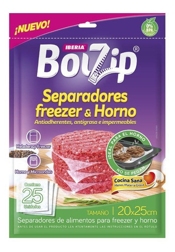Bolzip Separadores Para Freezer Y Horno Antiadherentes 0
