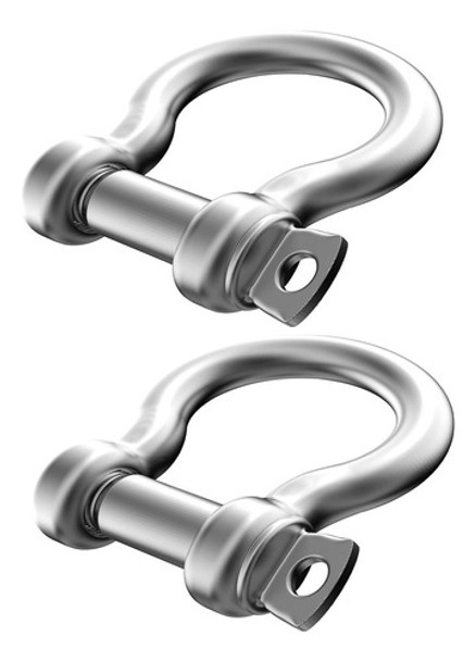 2 Grilletes De Anillo D De Acero Inoxidable 304 De 3/8 De Pu 0