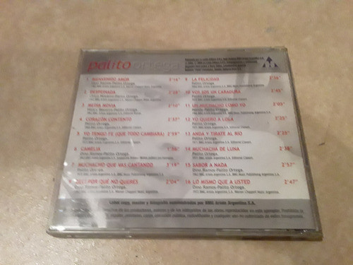 Palito Ortega - Bienvenido Amor - Cd / Kktus 0