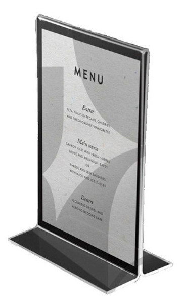 10 Porta Menu De Acrilico Full-acril 10x15cm 0