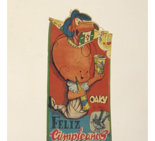 Cumpleaños Decoracion Cotillon Retro Oaky. 45cm Alto 0