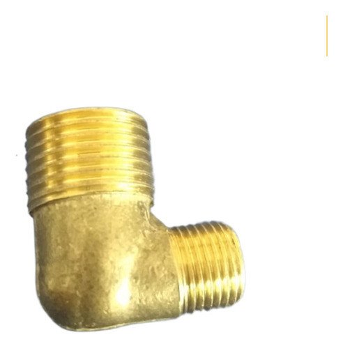 Codo Reduccion Bronce 1/2 Macho - 1/4 Macho 0