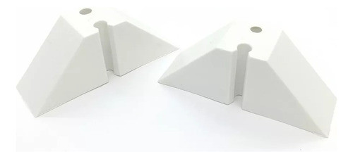 Calço Trapézio Perfil 255/40 Branco - 35 Pçs 0