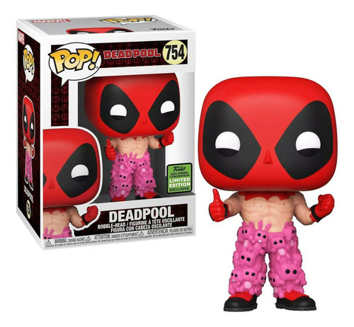 Funko Pop Marvel Deadpool With Teddy Bear Pants Eccc 2021 0