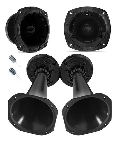 Cornetas Driver Bomber Db200 + Super Tweeter Stb350 0
