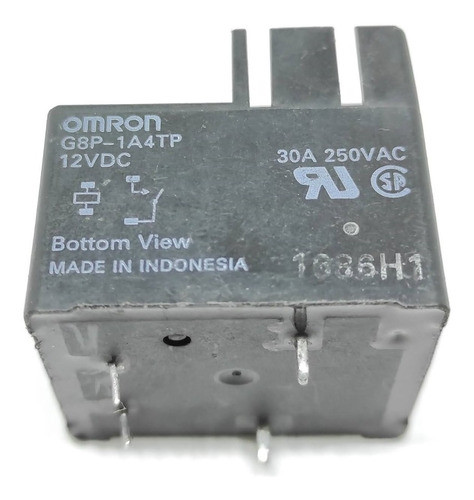 Rele Relay G8p-1a4tp- 12v Dc 30a 4pin Inferior 2pin Superior 0