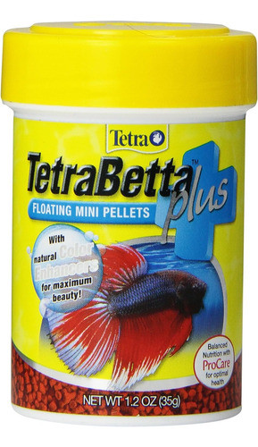 Tetra Betta Plus - Mini Bolitas Flotantes Para Peces 35g 0