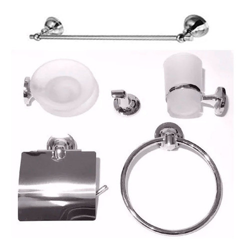 Kit Accesorios De Baño Kahlo 6 Piezas 0