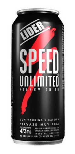 Speed Lata 473 Cc X 8 Unidades 0