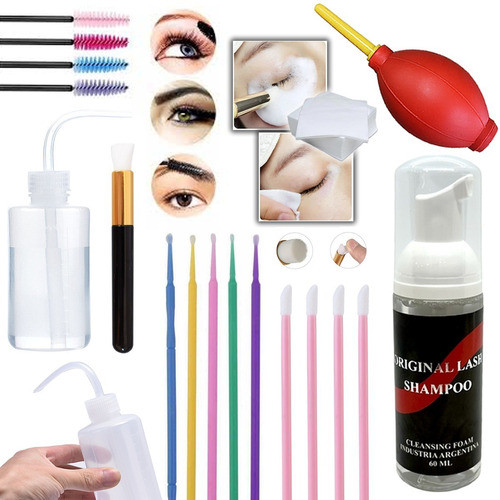 Kit Completo Para Limpieza Y Cuidado De Cejas Y Pestañas 0