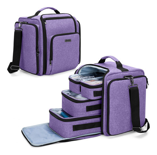 Bafaso Bolsa De Almacenamiento De Maquillaje, Morado 0
