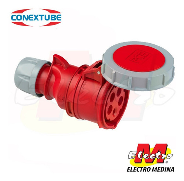 Acople Hembra 3p 16a +n+t Ip67 Conextube Pce Electro Medina 0