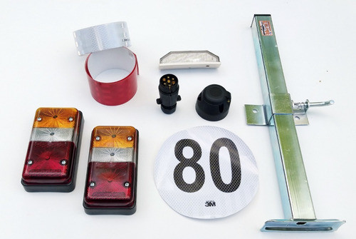 Kit Homologacion Trailer Con Cintas Reflectivas Full 0