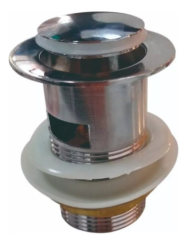 Desagote Sopapa Pop-up Flowater Plateado Con Anti-desborde 0