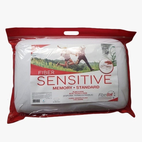 Almohada Viscoelastica Con Memoria Sensitive - Fiberball 0