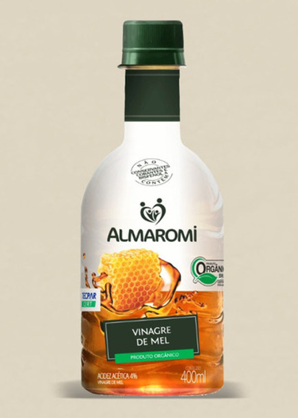 Vinagre De Mel Orgânico 400ml - Almaromi 0
