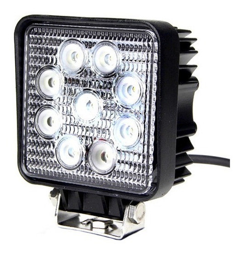 Faro Auxiliar 9 Led 27 Watts Proyector Off Road 4x4 0