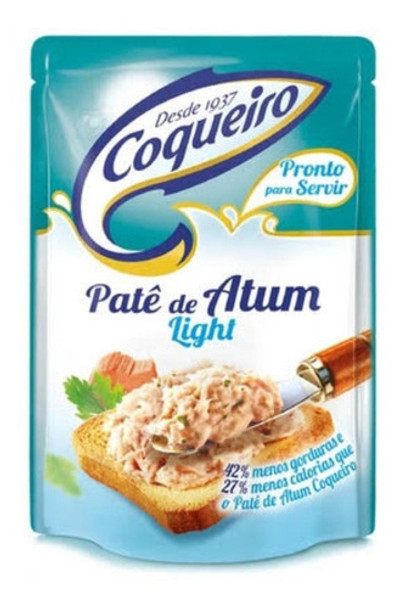 Patê De Atum Tradicional Light Coqueiro 170gr - Kit Com 4 0