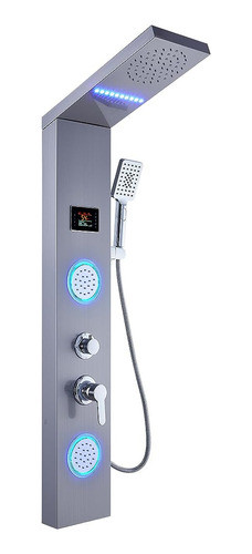 Ello & Allo Shower Panel System Tower, Led Rainfall And Mist 0