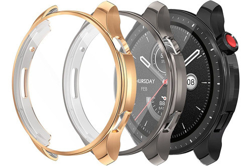 Protector De Pantalla Compatible Con Amazfit Gtr 4 Pack 3 0