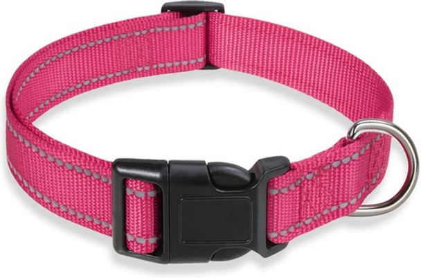 Collar Perro Mascota Transpirable Y Acolchado Talle S - Rosa 0