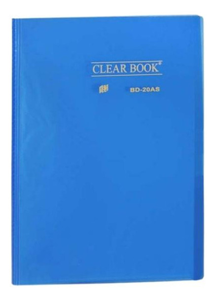 Pasta Catálogo A4 20 Folhas Clearbook Azul Bd-20as - Yes 0 Pasta Catálogo A4 20 Folhas Clearbook Azul Bd-20as - Yes 0