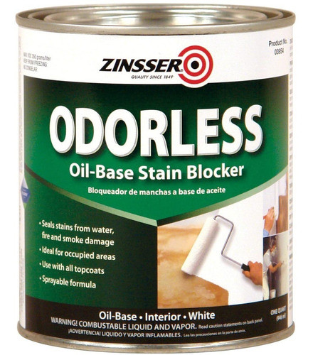 Pintura Zinsser Fijador Sellador Odorless 0.946l Rust Oleum 0