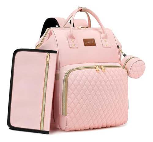 Mochila Para Pañales Para Bebé Con Cambiador De 0