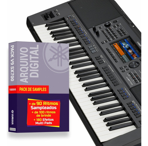 Pack V9 (samples) + Ritmos + Efeitos Multipads Sx700 0