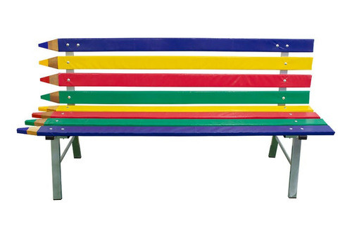 Banco Lápis Xp Colorido Em Madeira 0