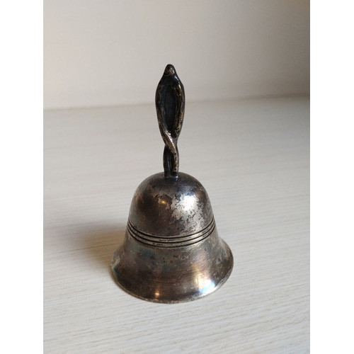 Sino De Mesa Prata Antigo Sem O Badalo 0