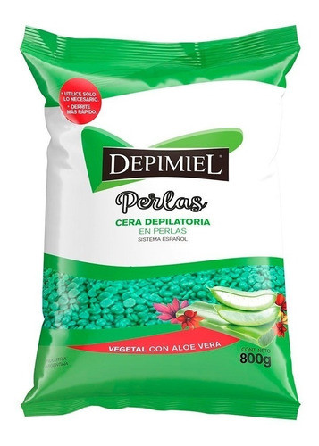 Cera Depilatoria Sistema Español Depimiel Vegetal Por 800grs 0