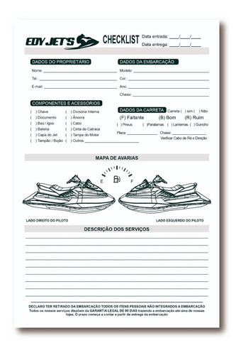 Talão Pedido Personalizado 21x30 - 10 Bloco Carbonado 2 Vias 0