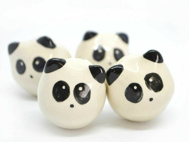 Tiradores De Cerámica Picuru Infantil- Oso Panda 0