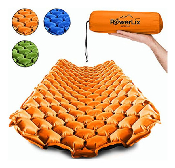 Almohadilla Para Dormir Powerlix - Colchoneta Inflable Ultra 0