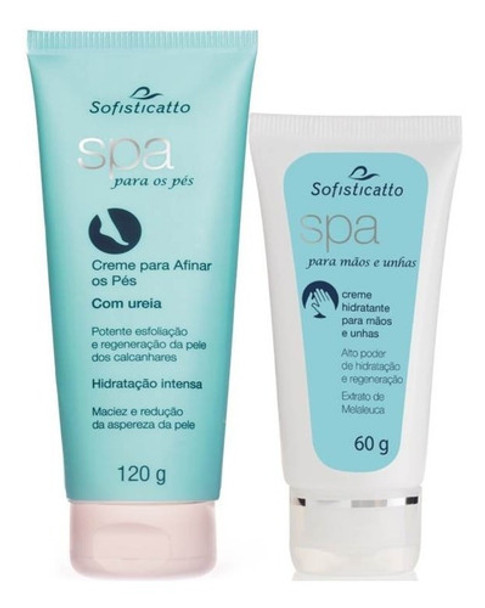 Creme Para Afinar Os Pés + Creme Para Mãos E Unhas 0
