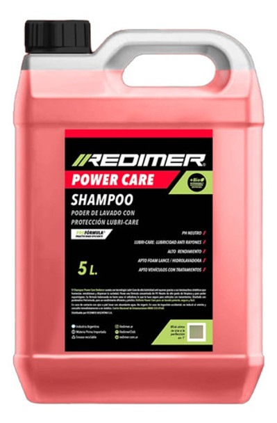 Shampoo Auto Ph Neutro Redimer Power Care 0