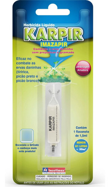 Herbicida Mata Mato 1,5ml Kit Com 4 Eficaz 0