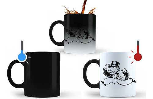Mr Señor Monopoly Corriendo Taza Magica Tu Propio Estilo 0