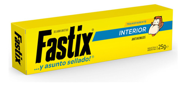 Sellador Sintético Fastix Transparente X 25g 0
