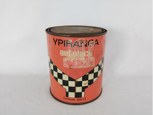 459: Antiga Lata De Tinta Lacrada 0