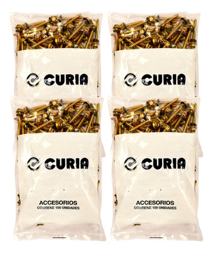 Tornillos Autoperforantes Chapa Madera X 400u 2,5p Completos 0