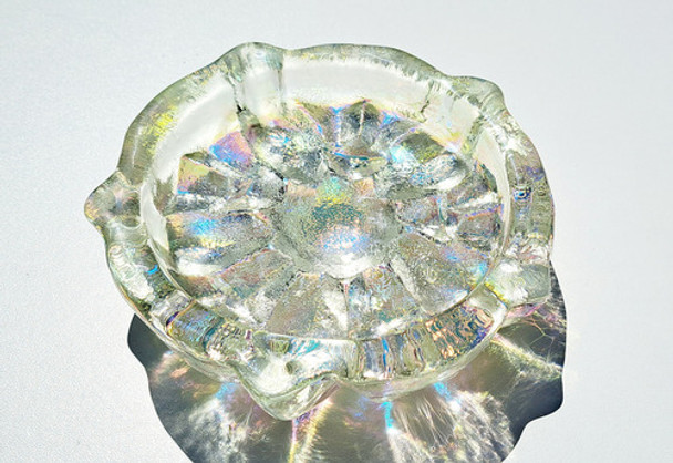 Cenicero Cristaleria Querandi Mid Century Intacto 0