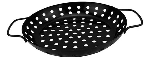 Assadeira Para Churrasqueira Antiaderente Aço Redonda 0