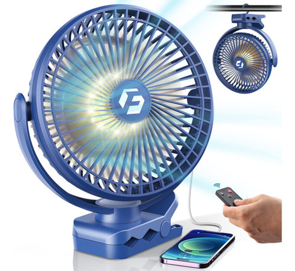 Ventilador Portátil De 8 Pulgadas, Ventilador De Campament. 0