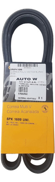 Correa Poli V Contitech Volkswagen Suran Fox 6pk 1699 0