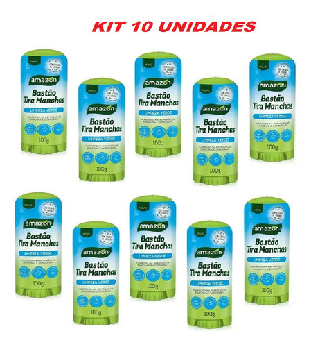 Kit 10 Unid. Bastão Tira Manchas Roupas Remove 70 Tipos 0