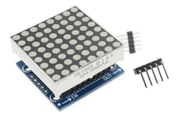 Módulo Matriz De Led 8x8 Com Max7219 Led 3mm 0