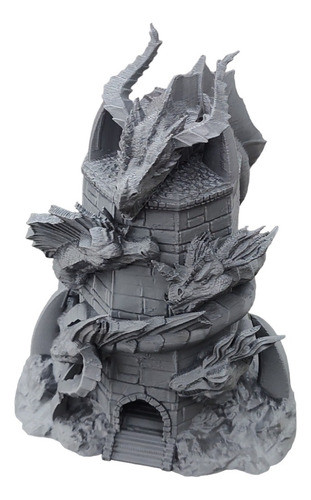 Torre De Dados Dragones Juegos De Mesa Rol D&d Tiamat 0