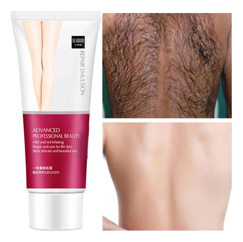 Creme De Depilação Rápida, Removedor De Pêlos Sem Efeito, Ax 0